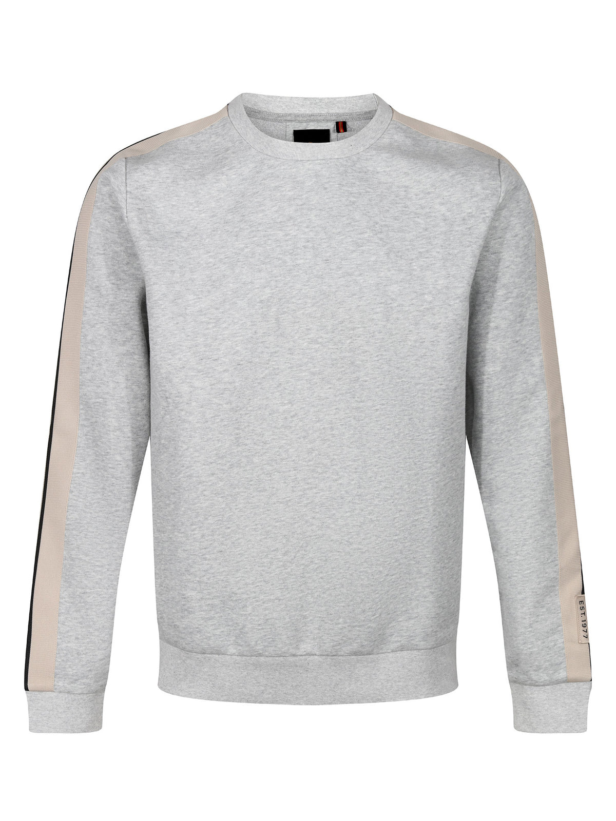 MASSACHUSETTS TAPE DETAIL SWEATSHIRT