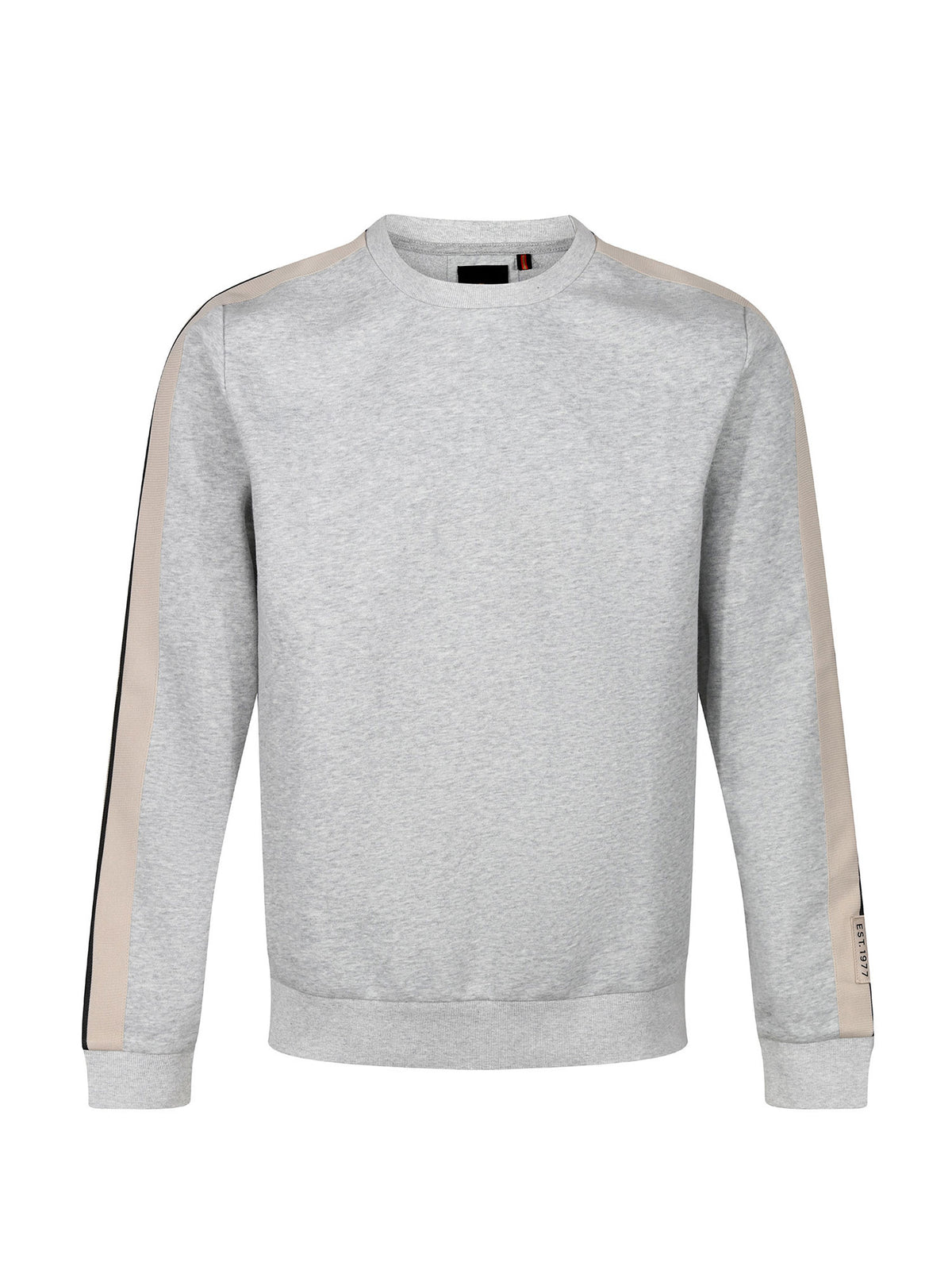 Massachusetts Tape Detail Sweatshirt - Marle Grey