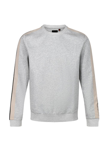 Massachusetts Tape Detail Sweatshirt - Marle Grey