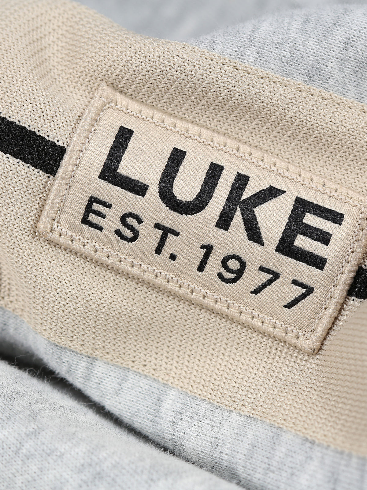 MASSACHUSETTS TAPE DETAIL SWEATSHIRT