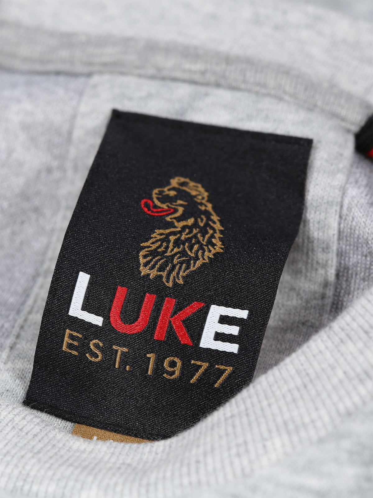 MASSACHUSETTS TAPE DETAIL SWEATSHIRT