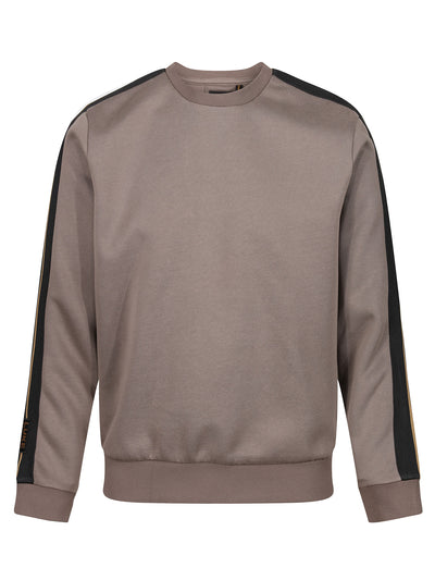 MASSACHUSETTS TAPE DETAIL SWEATSHIRT