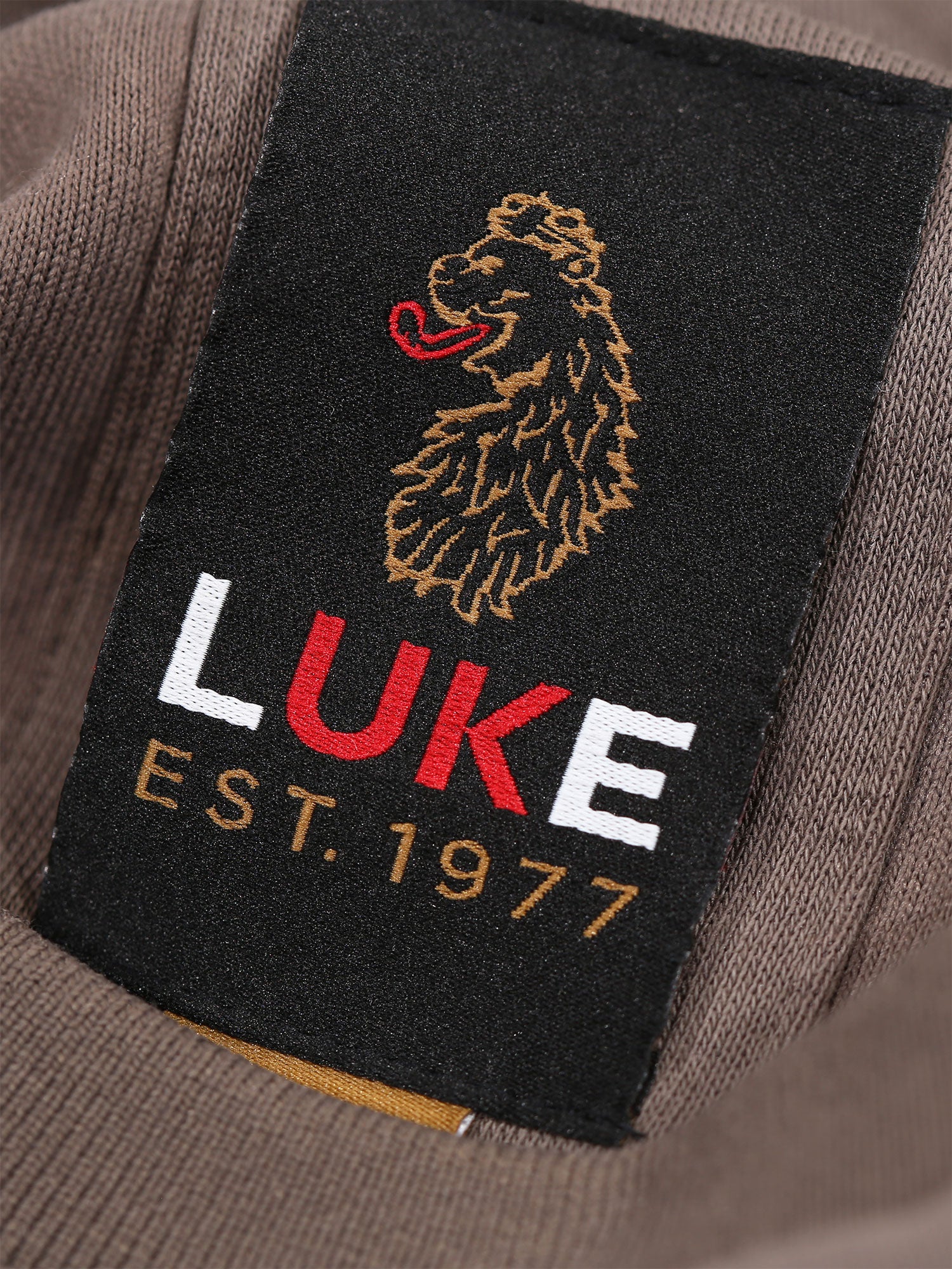 MASSACHUSETTS TAPE DETAIL SWEATSHIRT