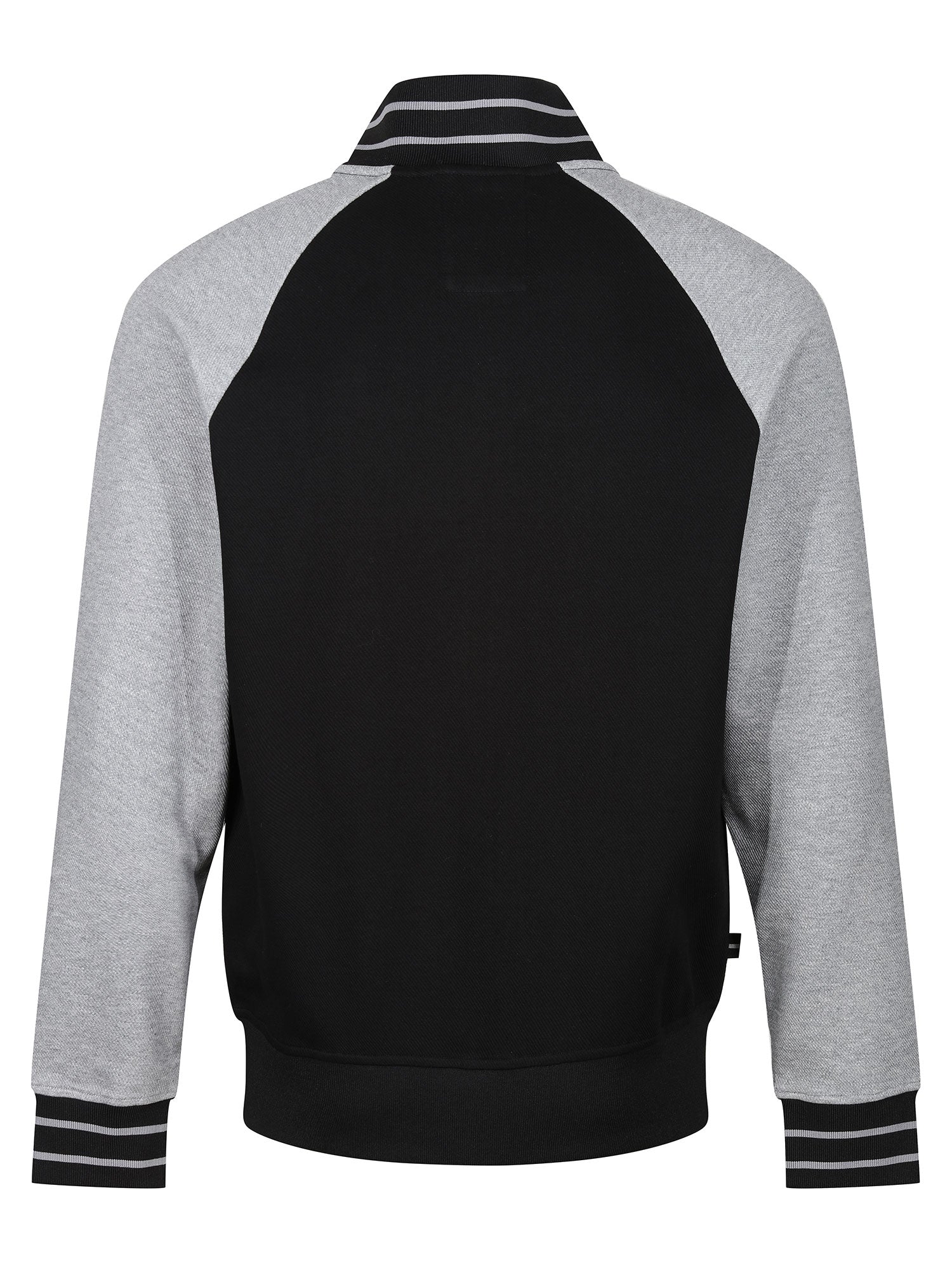 MALONE ZIP THROUGH TEXTURED SWEATSHIRT