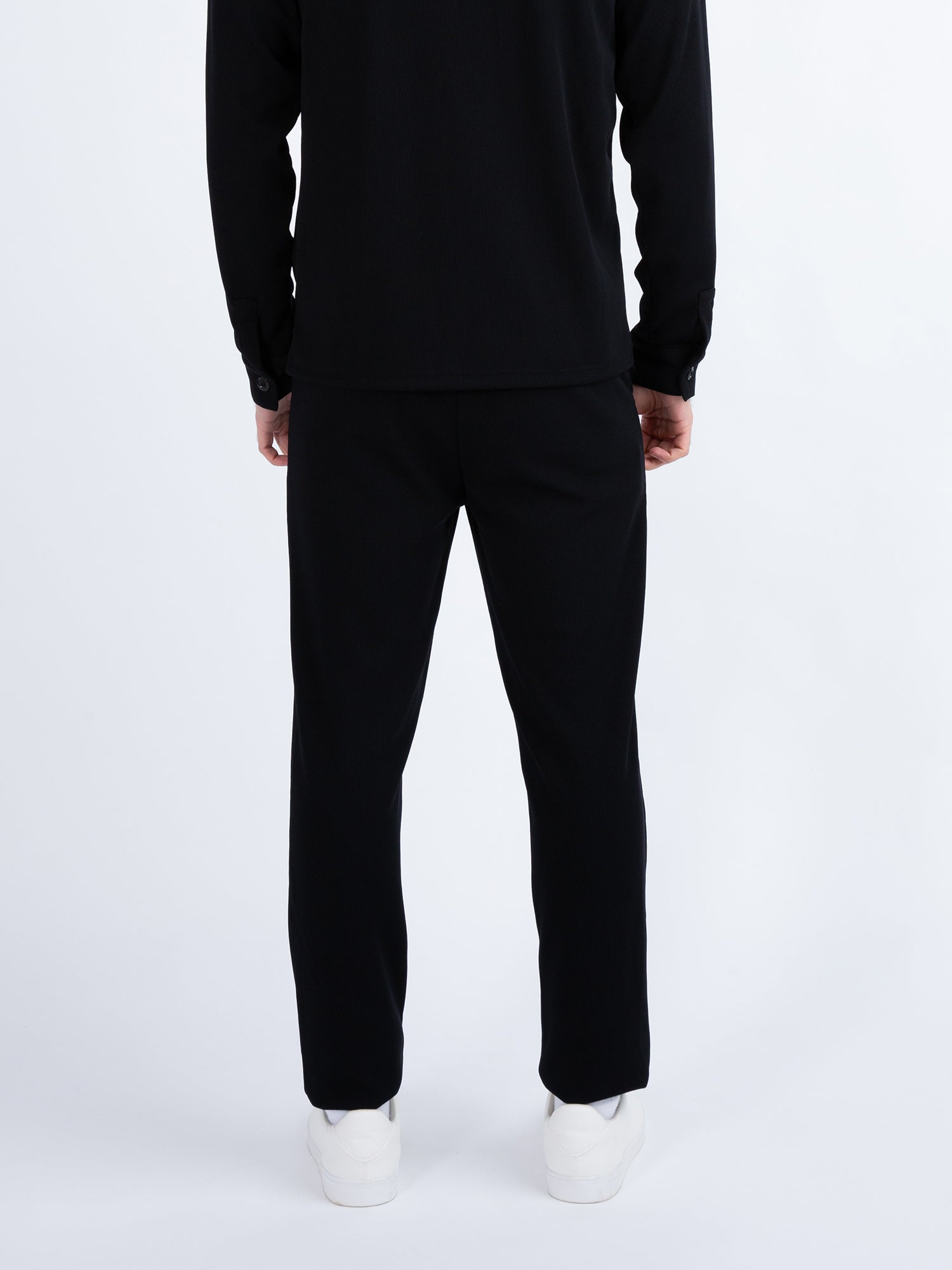 CORDON STRETCH CORD TEXTURED TROUSERS