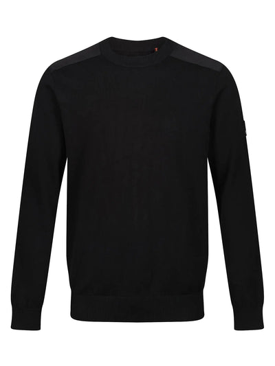 BERWICK PURE COTTON CREW NECK KNITTED JUMPER