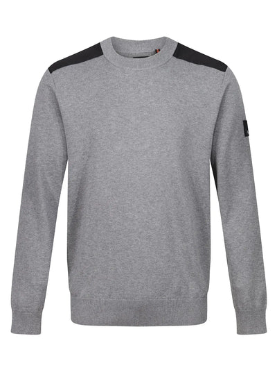 BERWICK PURE COTTON CREW NECK KNITTED JUMPER