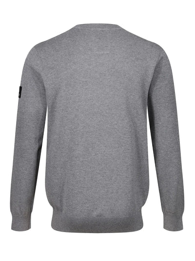 BERWICK PURE COTTON CREW NECK KNITTED JUMPER