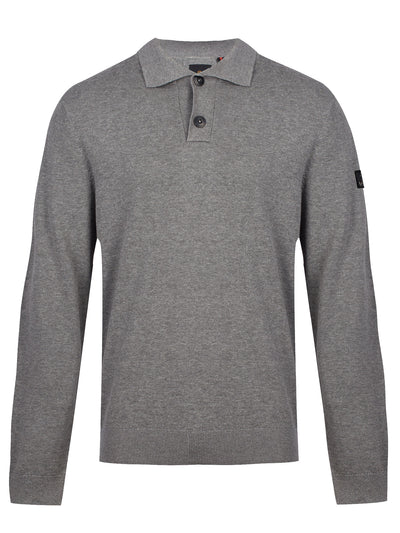FAIRBANKS LONG SLEEVE KNITTED POLO