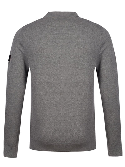 FAIRBANKS LONG SLEEVE KNITTED POLO