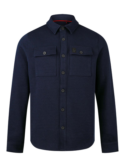 HAINES LONG SLEEVE BUTTON THROUGH SHIRT