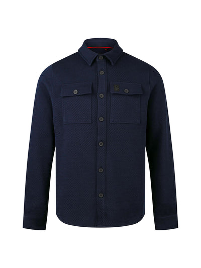 HAINES LONG SLEEVE BUTTON THROUGH SHIRT