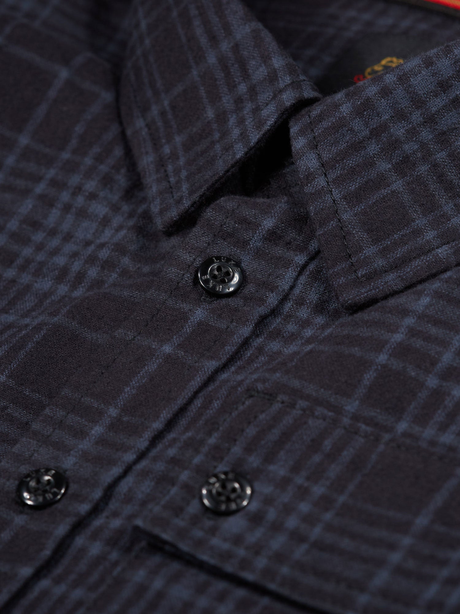 EIGHTOAKS CHECKED OVERSHIRT