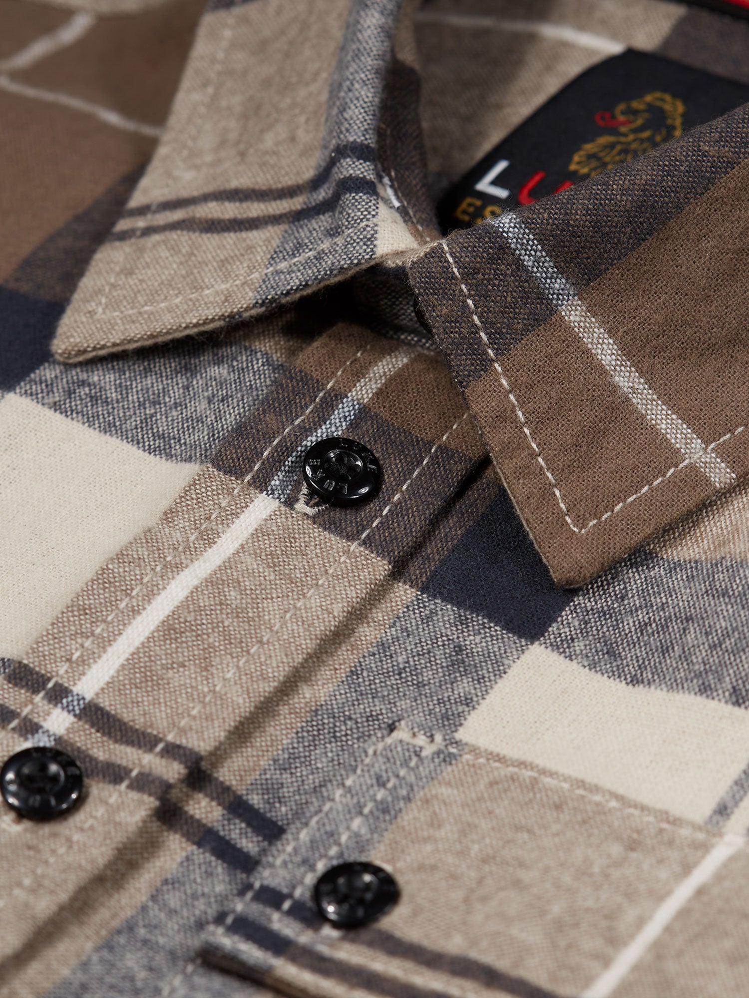 EIGHTOAKS CHECKED OVERSHIRT