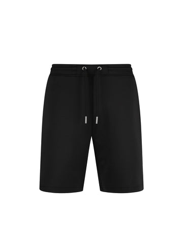 Men's black shorts with drawstring waistband.
