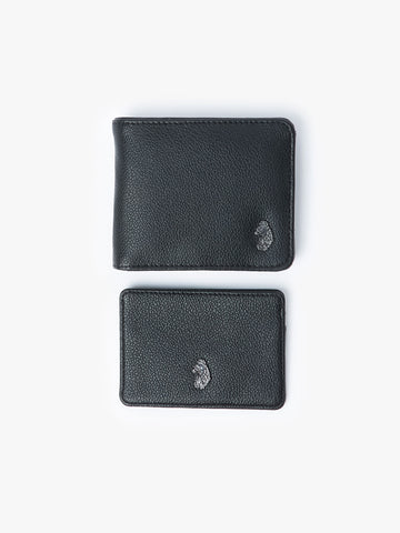 Men's black wallet.