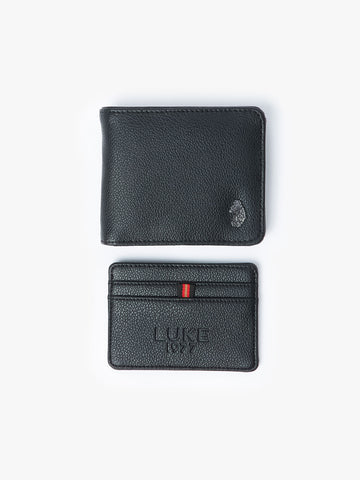 Men's black wallet.