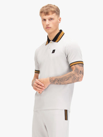 Makati Cotton Pique Polo Shirt - Grey
