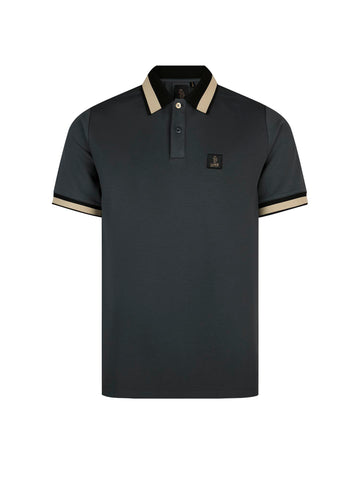 Makati Cotton Pique Polo Shirt - Charcoal