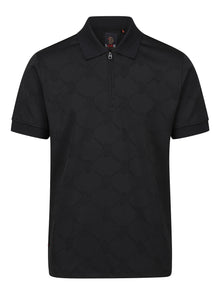  BAUER 2 JACQUARD ZIP POLO