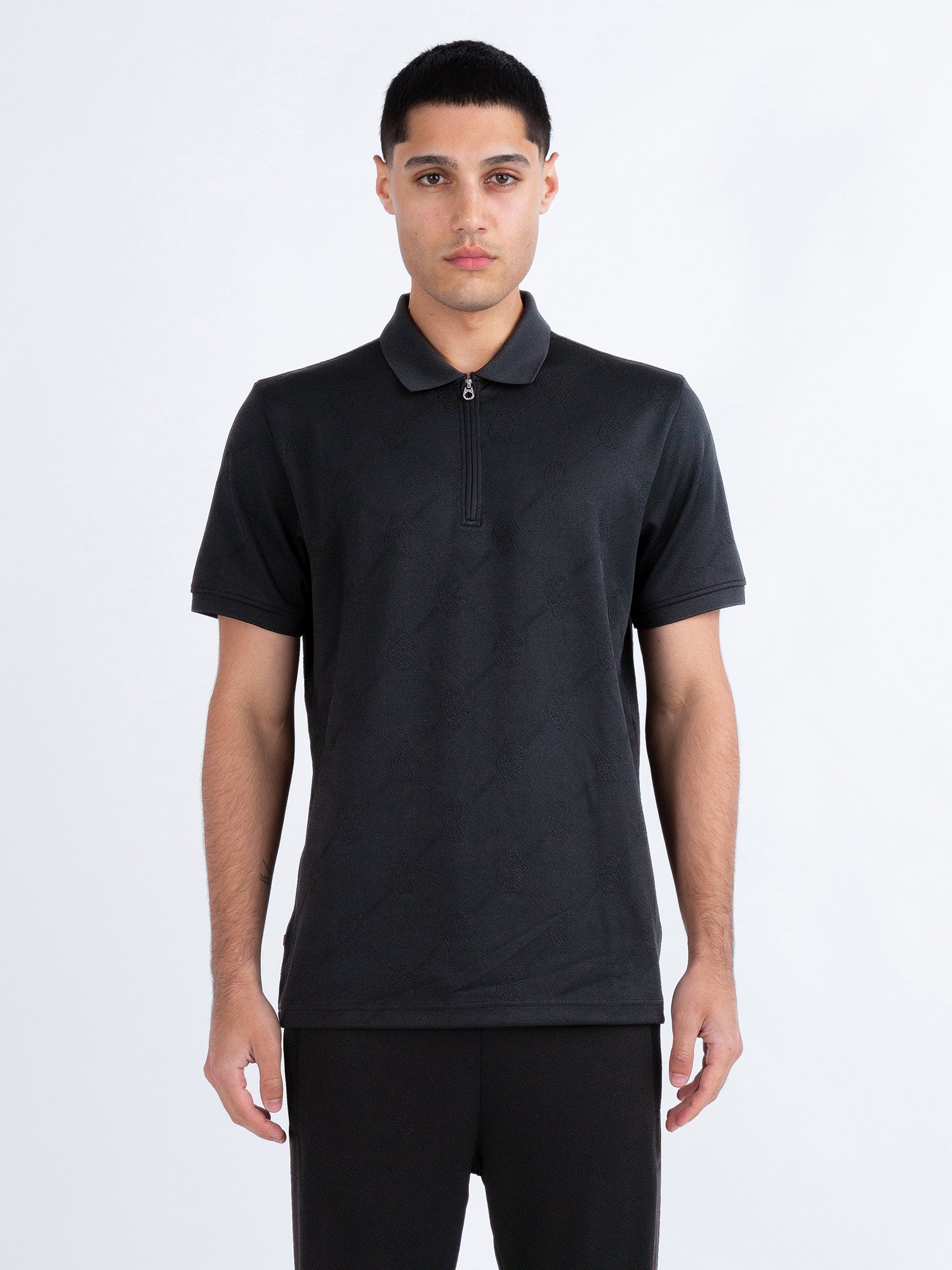 BAUER 2 JACQUARD ZIP POLO