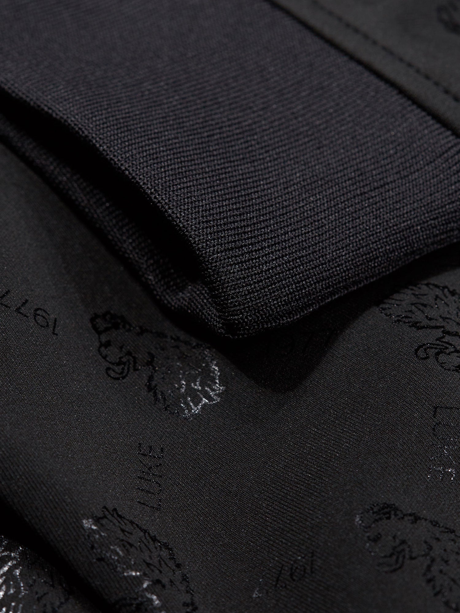 RONALDO OVER PRINT ZIP FUNNEL NECK SWEATSHIRT