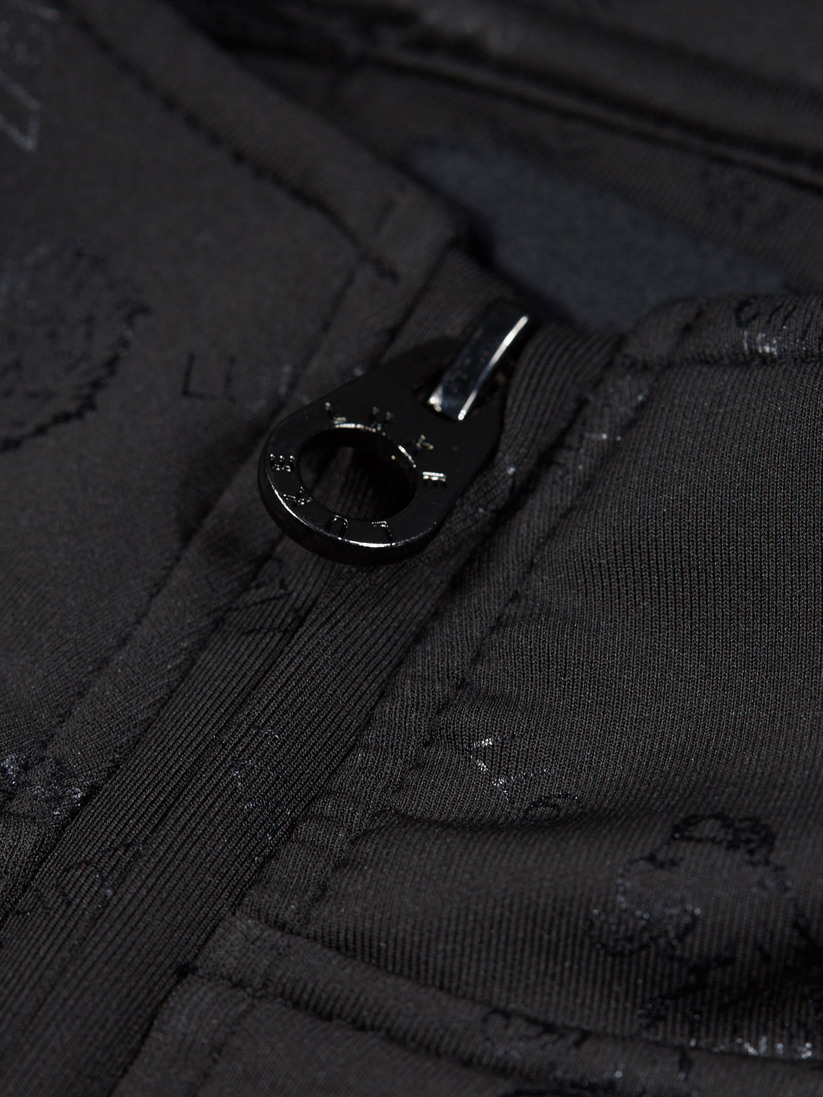 RONALDO OVERPRINT ZIP THROUGH SWEATSHIRT