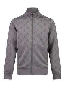  RONALDO OVERPRINT ZIP FUNNEL NECK SWEAT