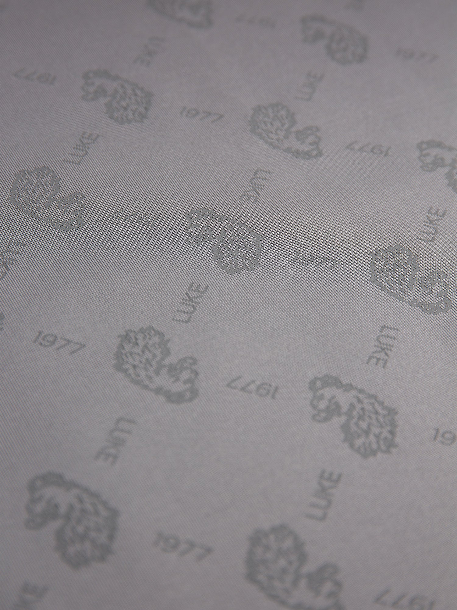 RONALDO OVERPRINT ZIP FUNNEL NECK SWEAT