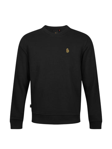 Men's black sweatshirt.