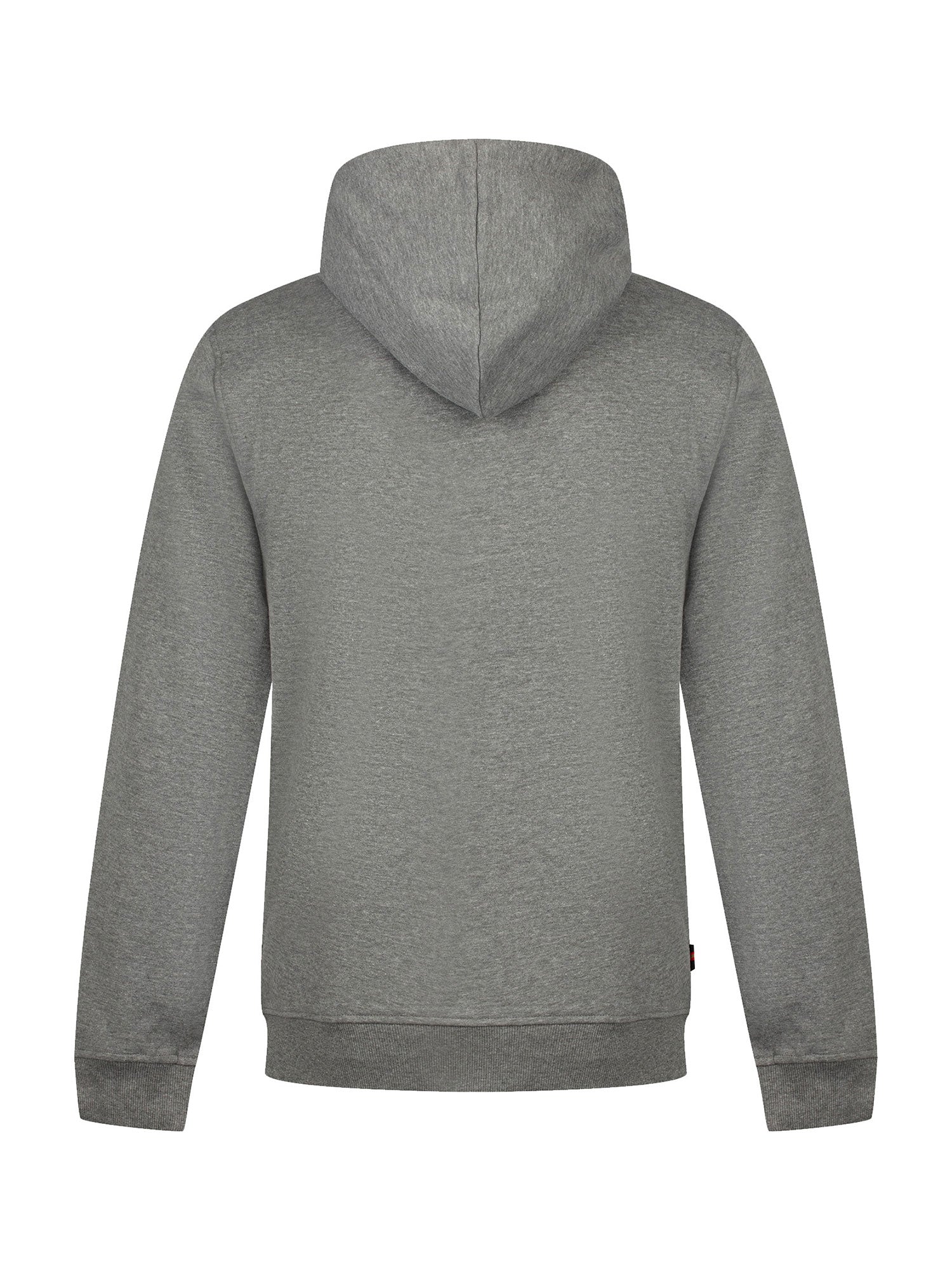 Men's BERLIN 1000 Zip Hoodie | Grey Cotton Fleece with Lion Head