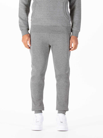 Men's grey joggers.