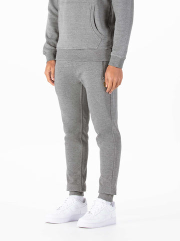 Men's grey joggers.