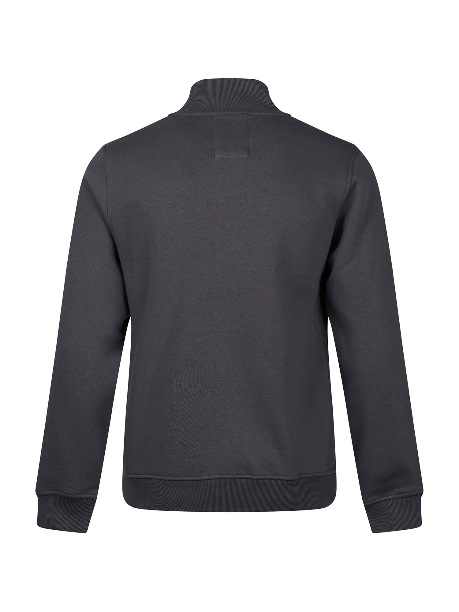 LUKE SYDNEY 1000 1/4 Zip Sweatshirt | Dark Grey Cotton Fleece