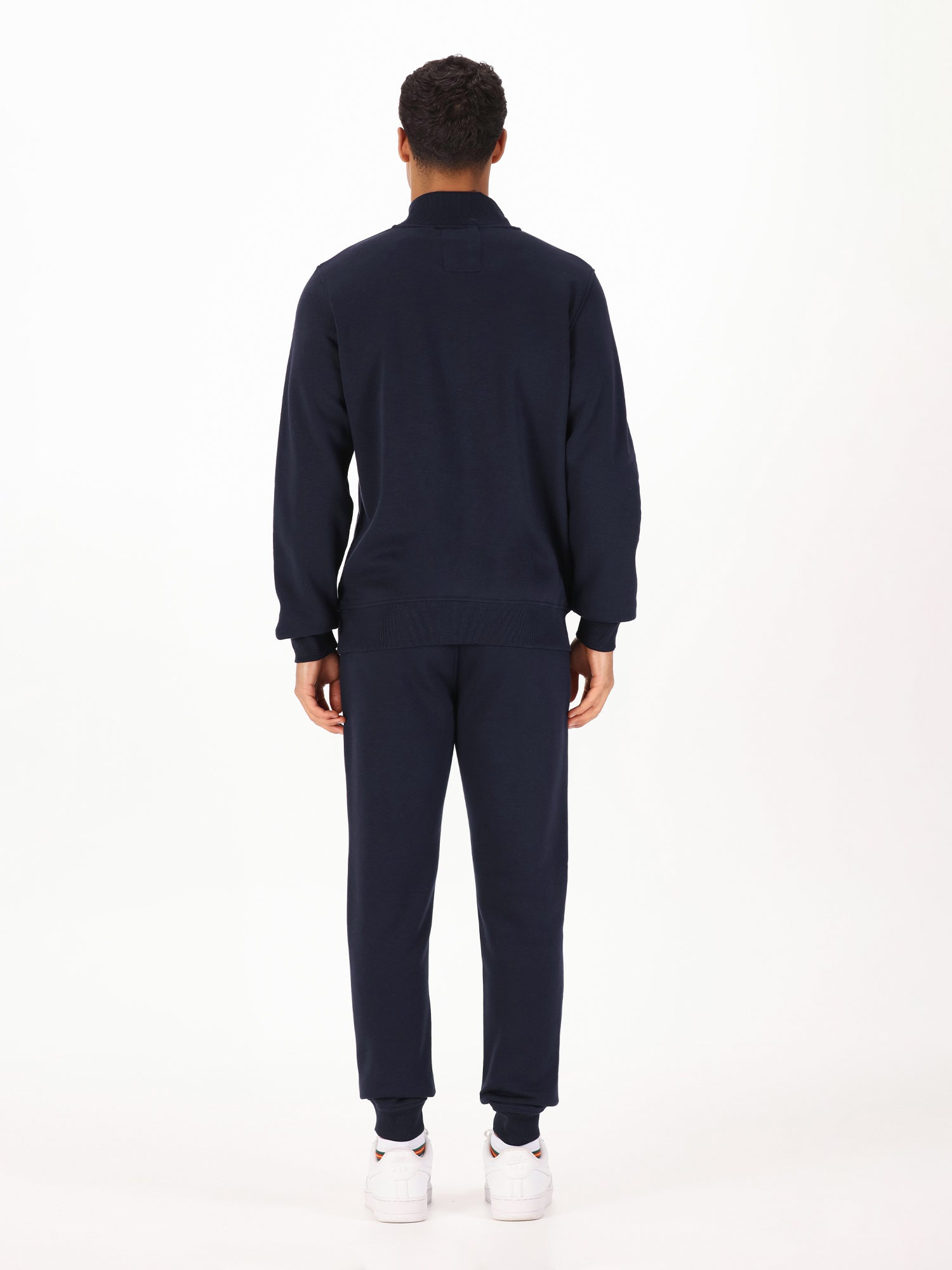 LUKE SYDNEY 1000 Tracksuit - Dark Navy Cotton Fleece Sweat Set with ...