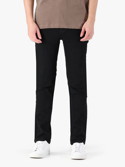 Men's black jeans.