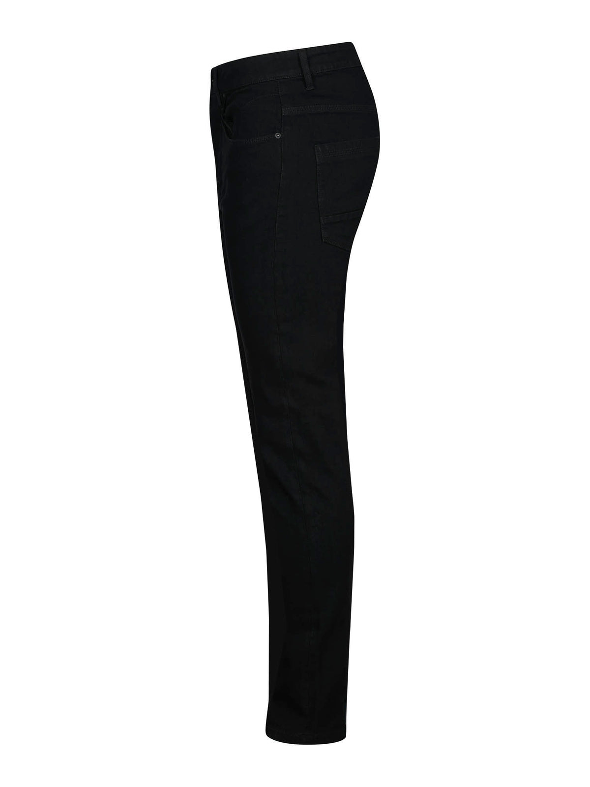 Men's black jeans.