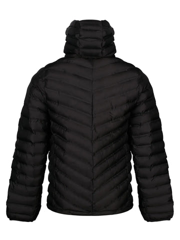 Men's black jacket.