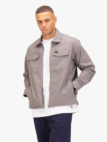 Men's grey jacket.
