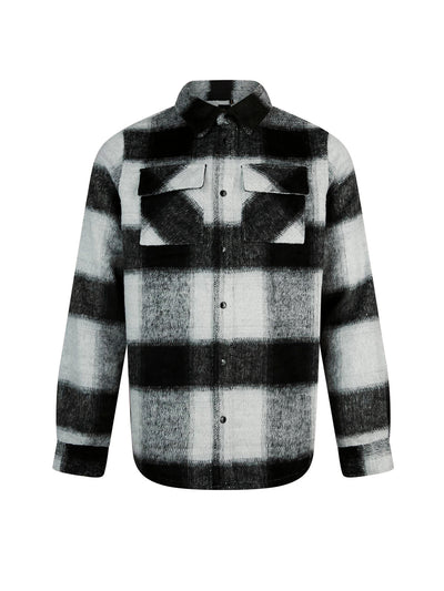 Ettrick Overshirt - Charcoal Check