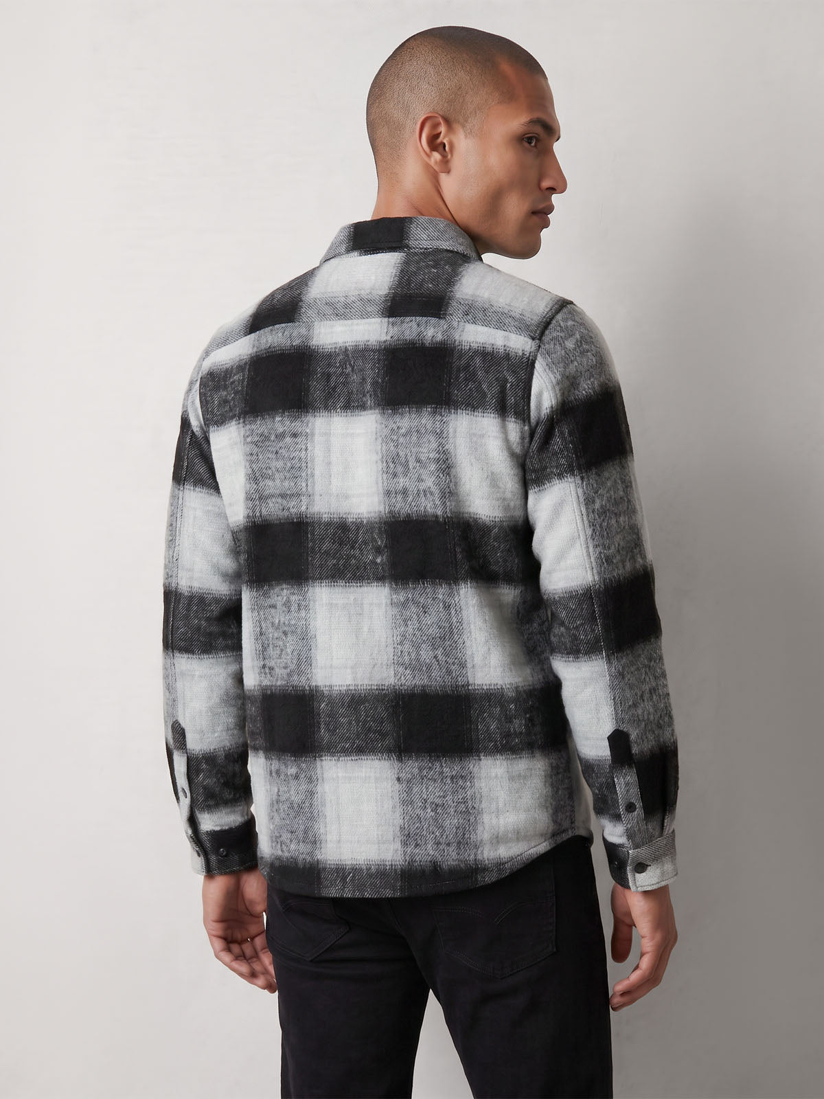 Ettrick Overshirt - Charcoal Check