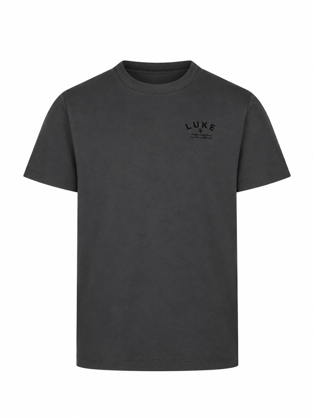 Drayton Relaxed Fit Pima Cotton T-Shirt - Charcoal