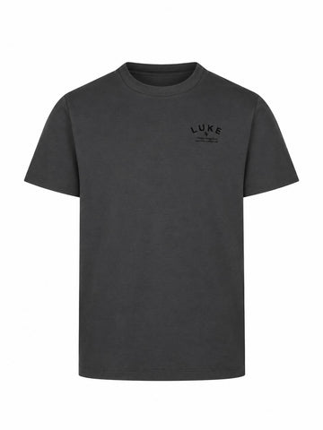 Drayton Relaxed Fit Pima Cotton T-Shirt - Charcoal
