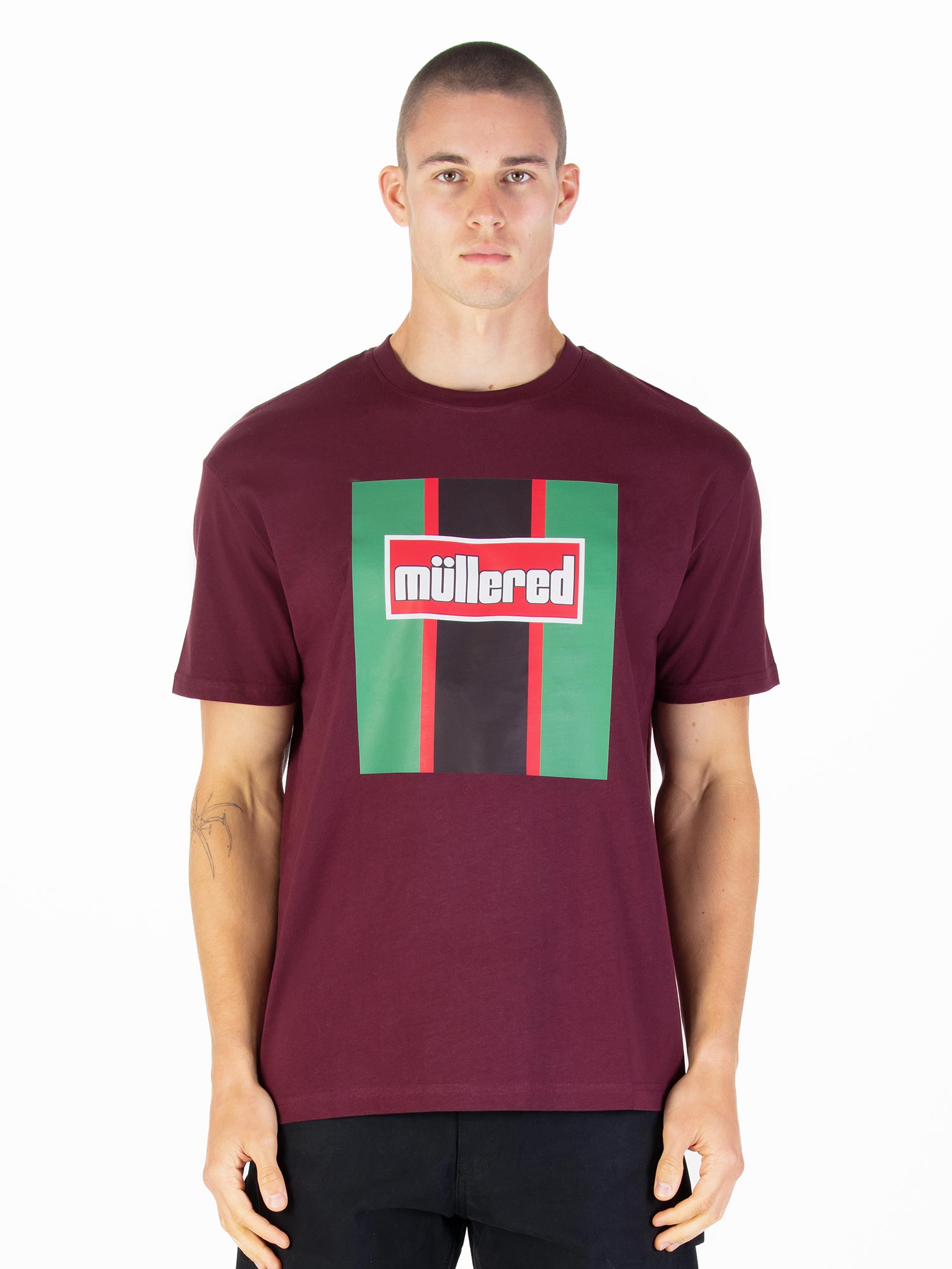 MULLERED BLOCK T-SHIRT