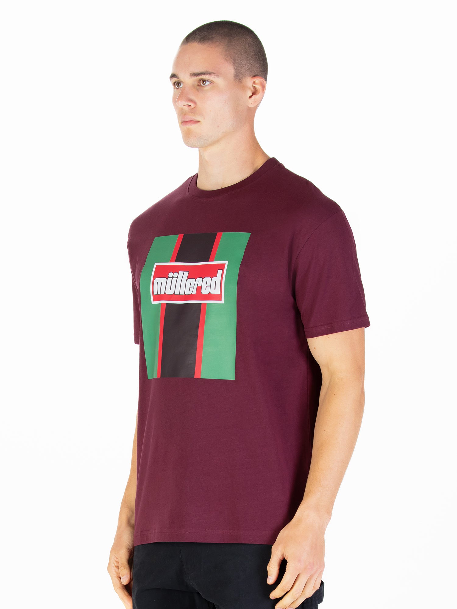 MULLERED BLOCK T-SHIRT