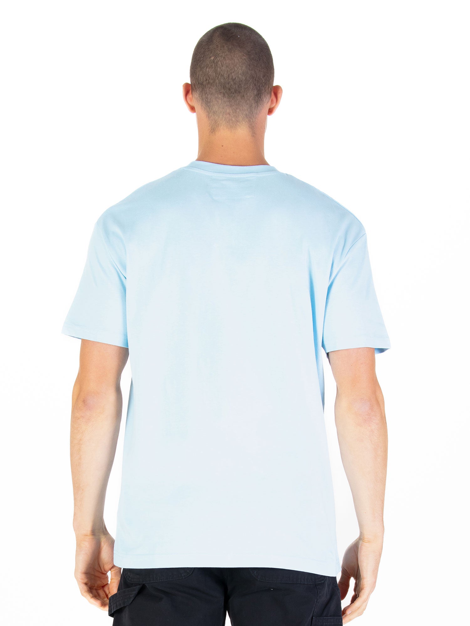 MULLERED DUAL PRINTED T-SHIRT