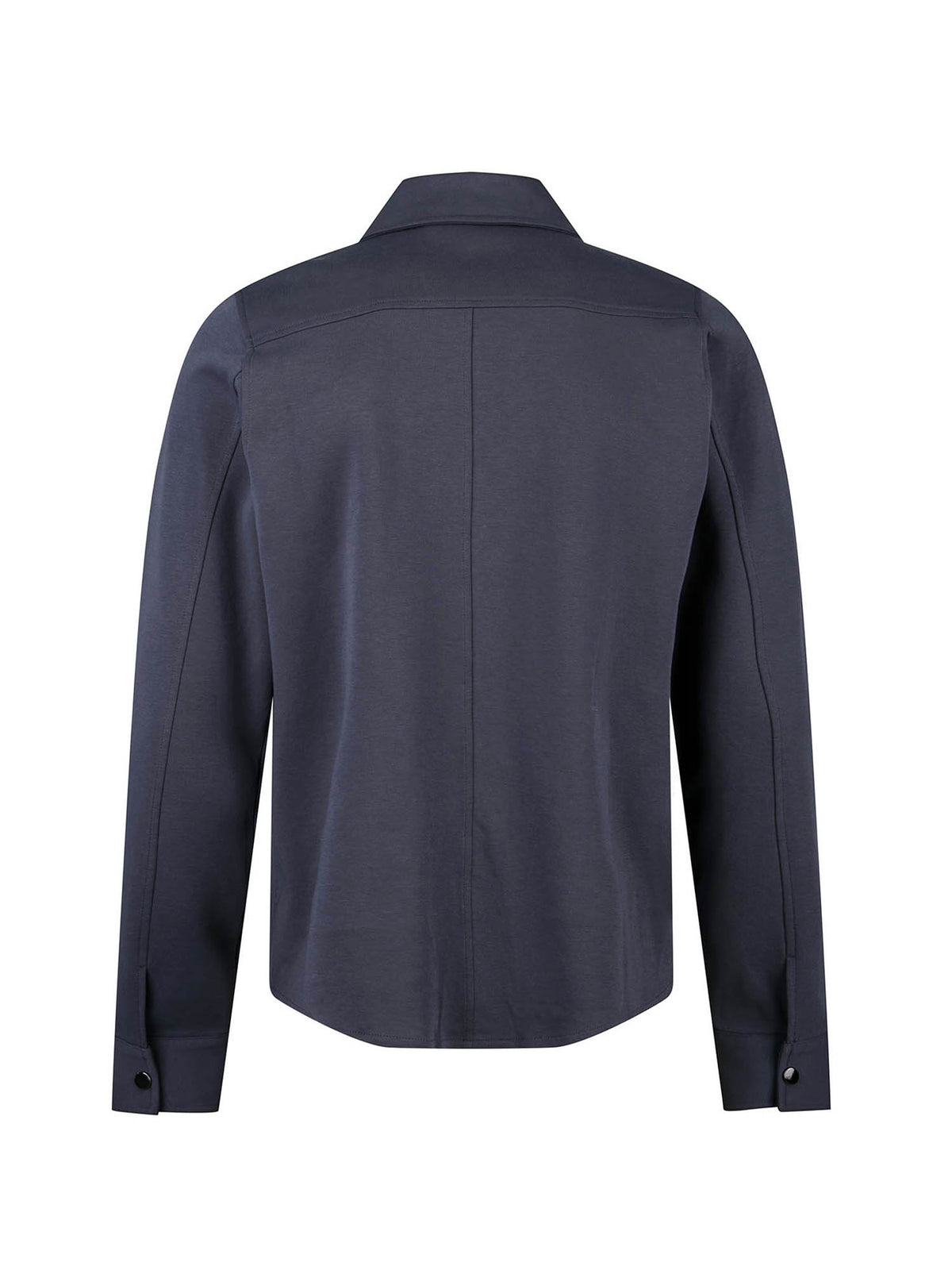 Men's grey shirt with button-up front.