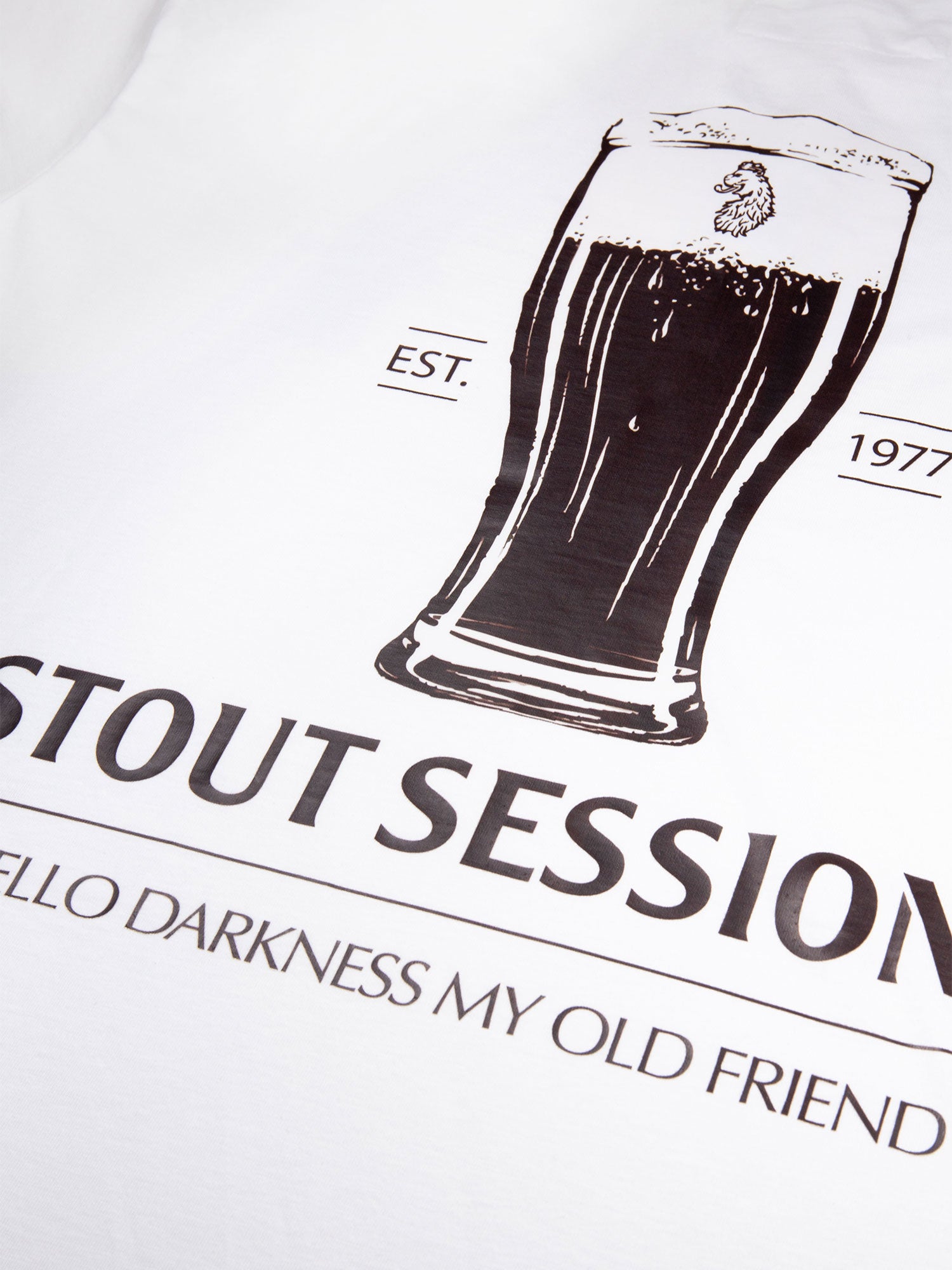 STOUT SESSIONS PRINTED T-SHIRT