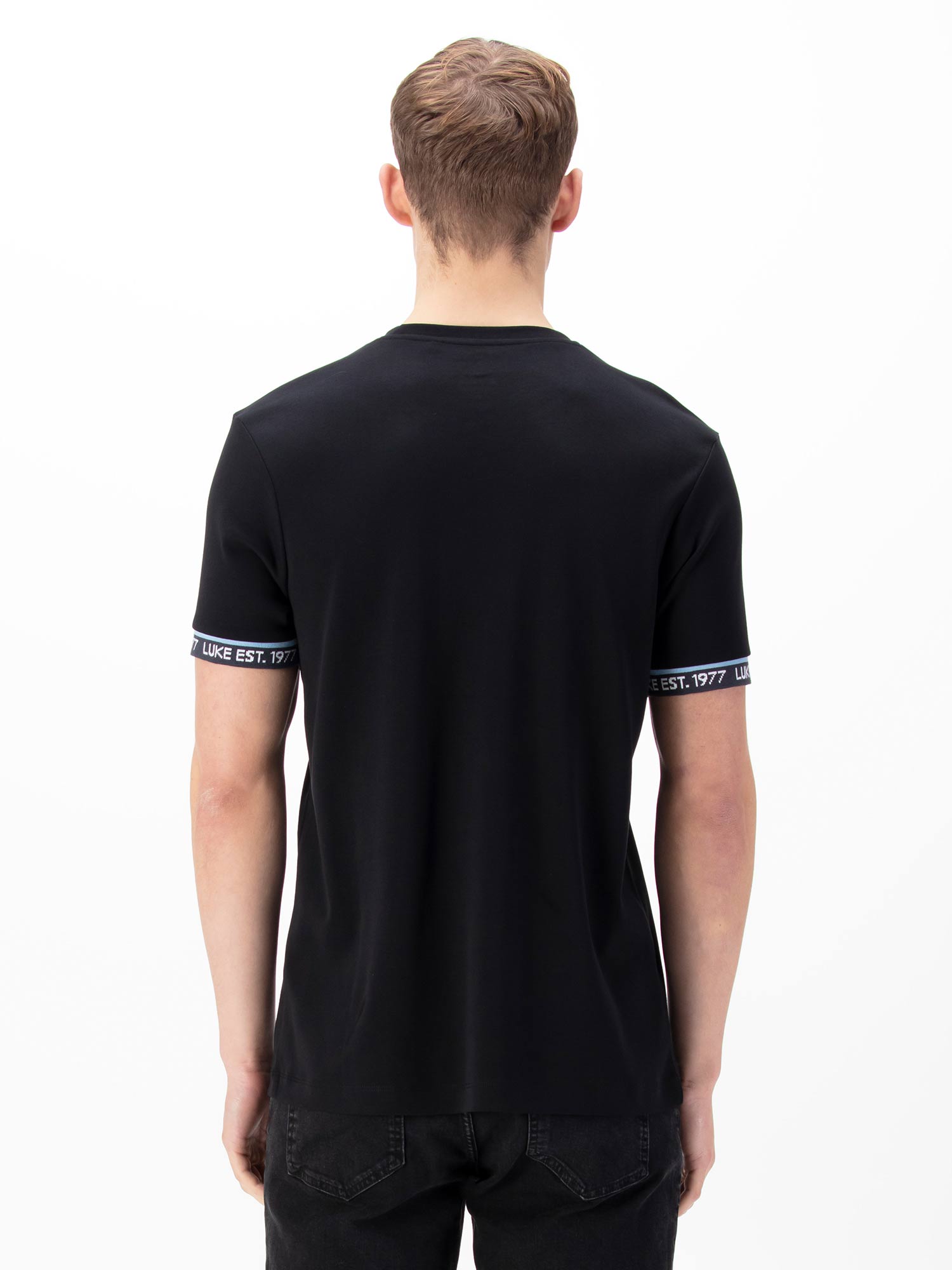 NELSON CONTRAST CUFF T-SHIRT