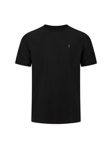 Keswick Ribbed Modal T-shirt - Black